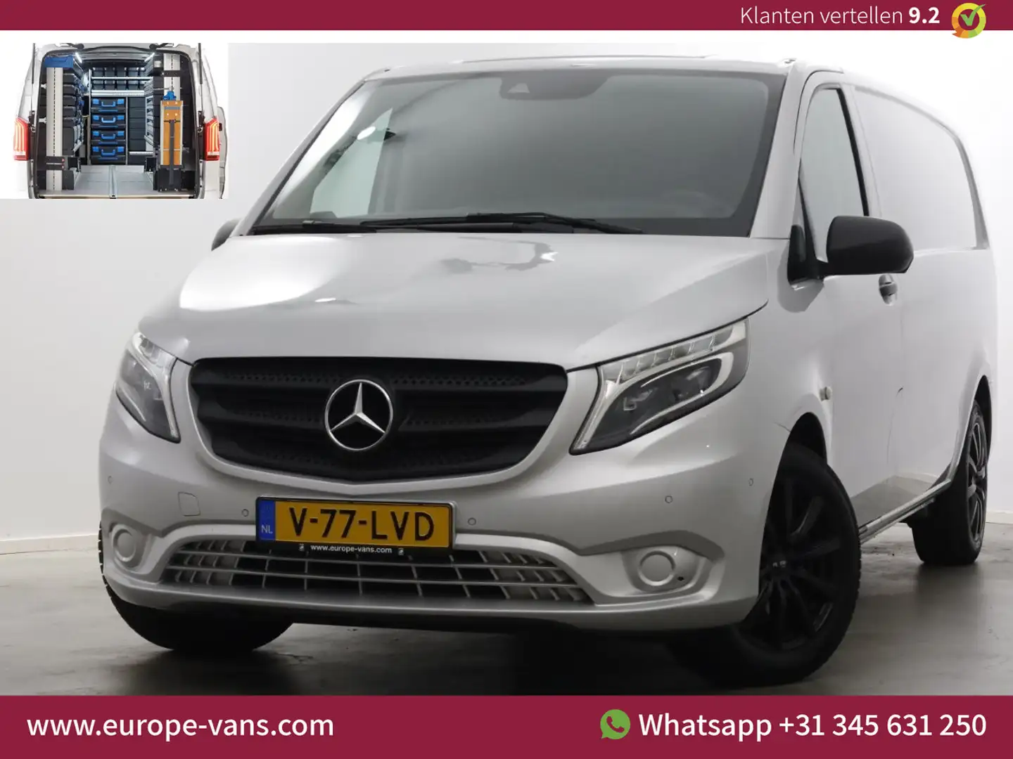 Mercedes-Benz Vito 116 CDI 163pk 7G Automaat XL Extra Lang 4x4 ZG2 LE Zilver - 1