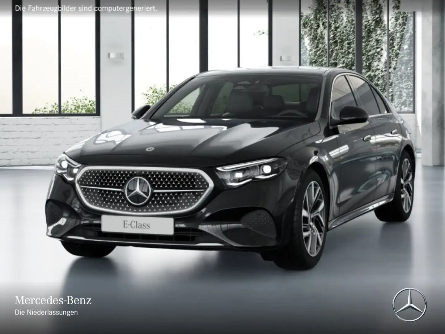 Mercedes-Benz E 300 e Hybrid Avantgarde 360° Airmat Pano Distr. Schwarz - 2