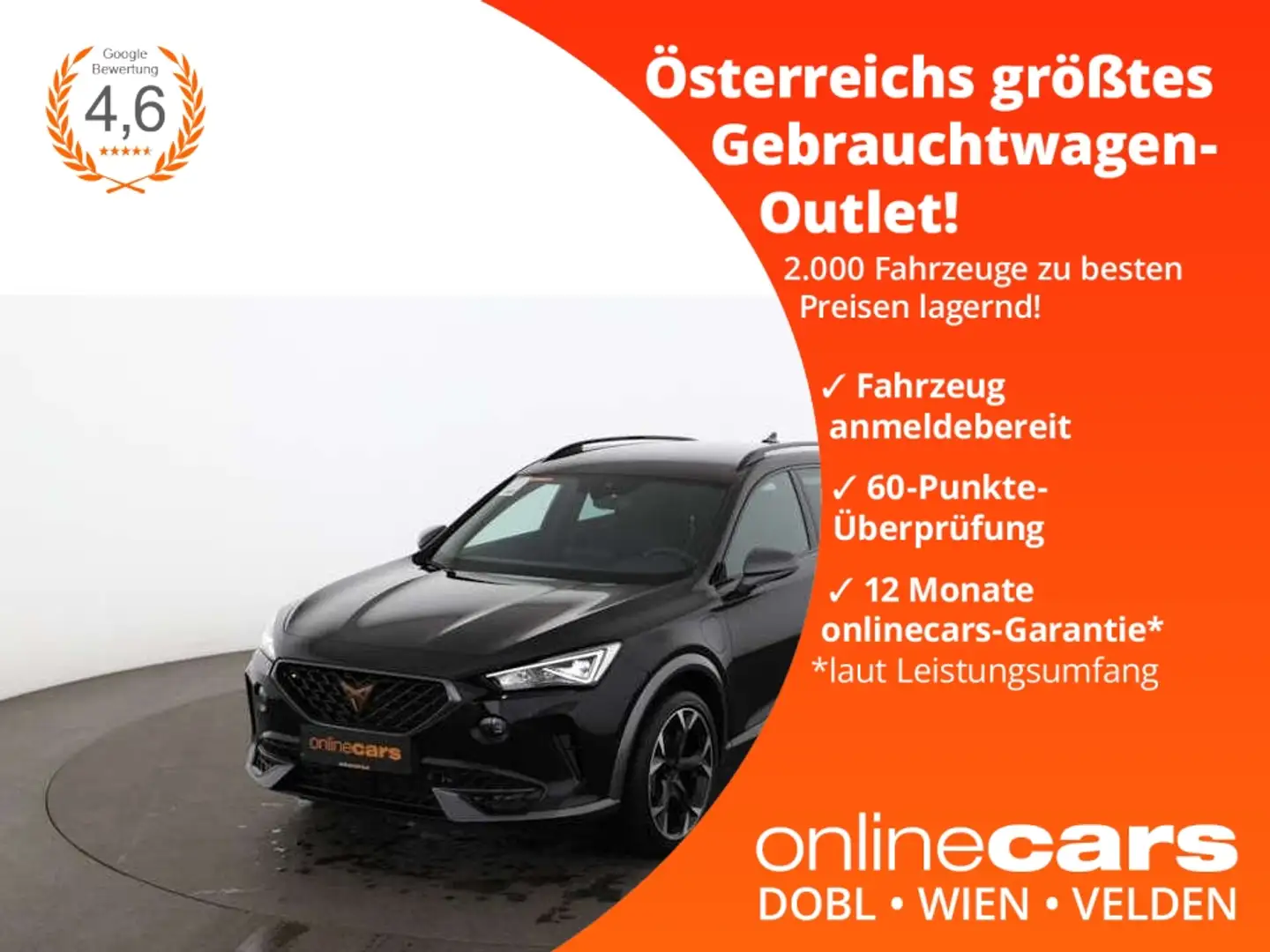 CUPRA Formentor 1.4 eHybrid 150/204 Aut LED RADAR NAVI Schwarz - 1