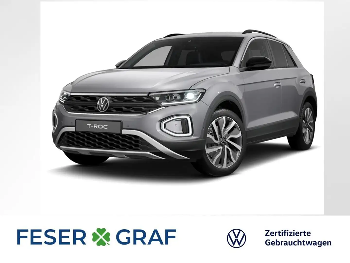 Volkswagen T-Roc GOAL 2.0 TDI 150 PS 7-Gang-DSGR-R-Kamera/AHK Grau - 1