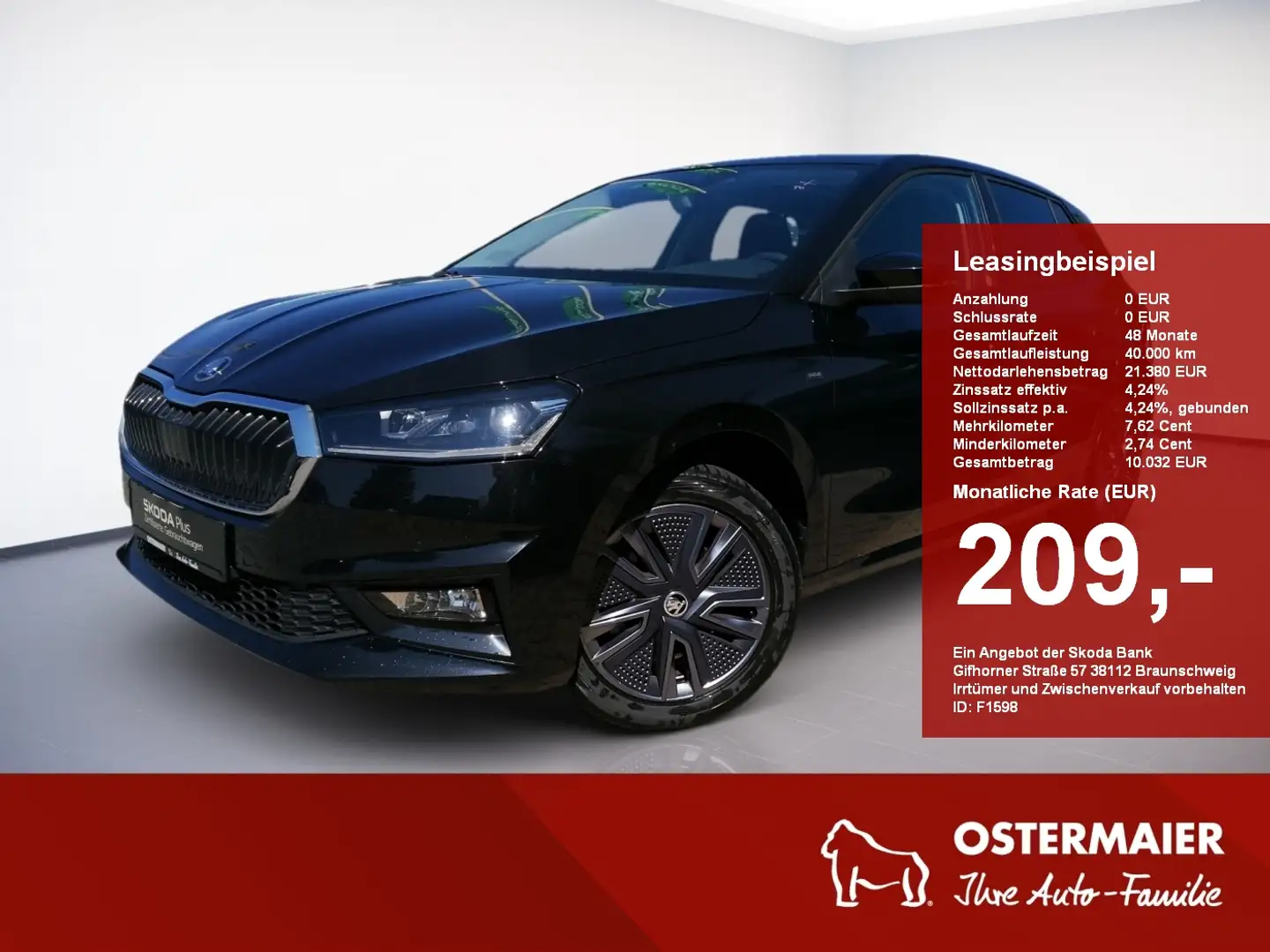 Skoda Fabia Drive 1.0TSI DSG.NAVI.FernA.ViCo.KAM.PANO.LED.SHZ. Negru - 1