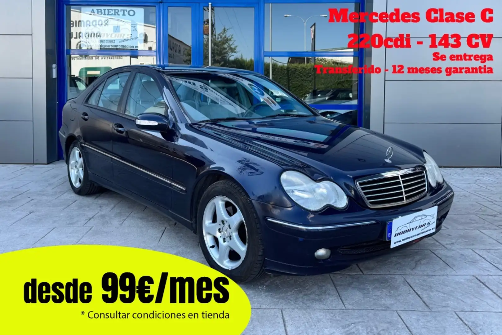 Mercedes-Benz C 220 CDI Elegance Bleu - 1