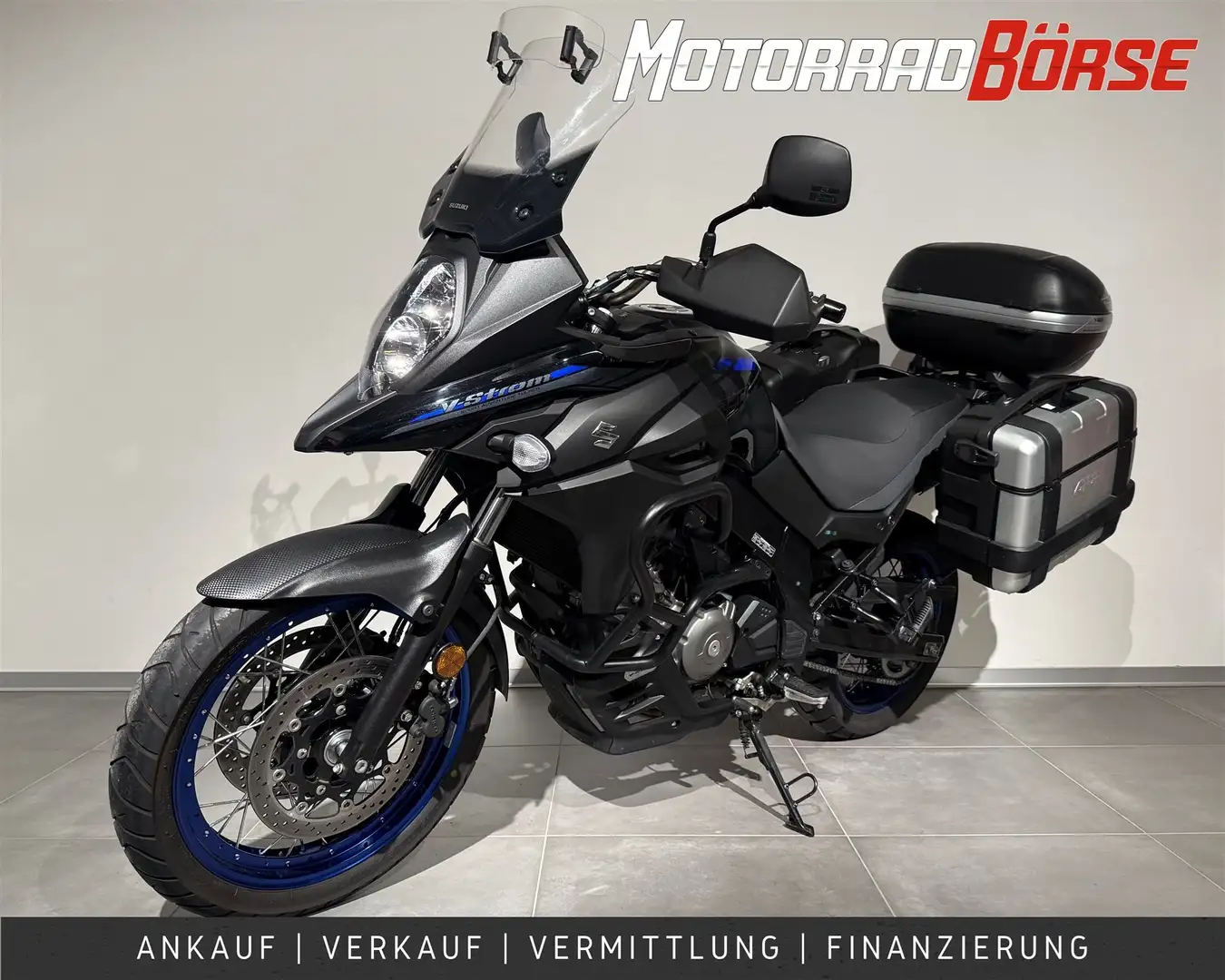 Suzuki V-Strom 650 Teilzahlung ab 80 Euro monatlich Schwarz - 1