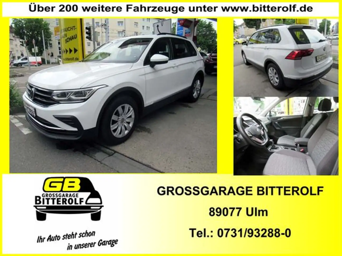 Volkswagen Tiguan 2.0TDI DSG Life Navi/ACC/LED/SHZ/PDC Weiß - 1