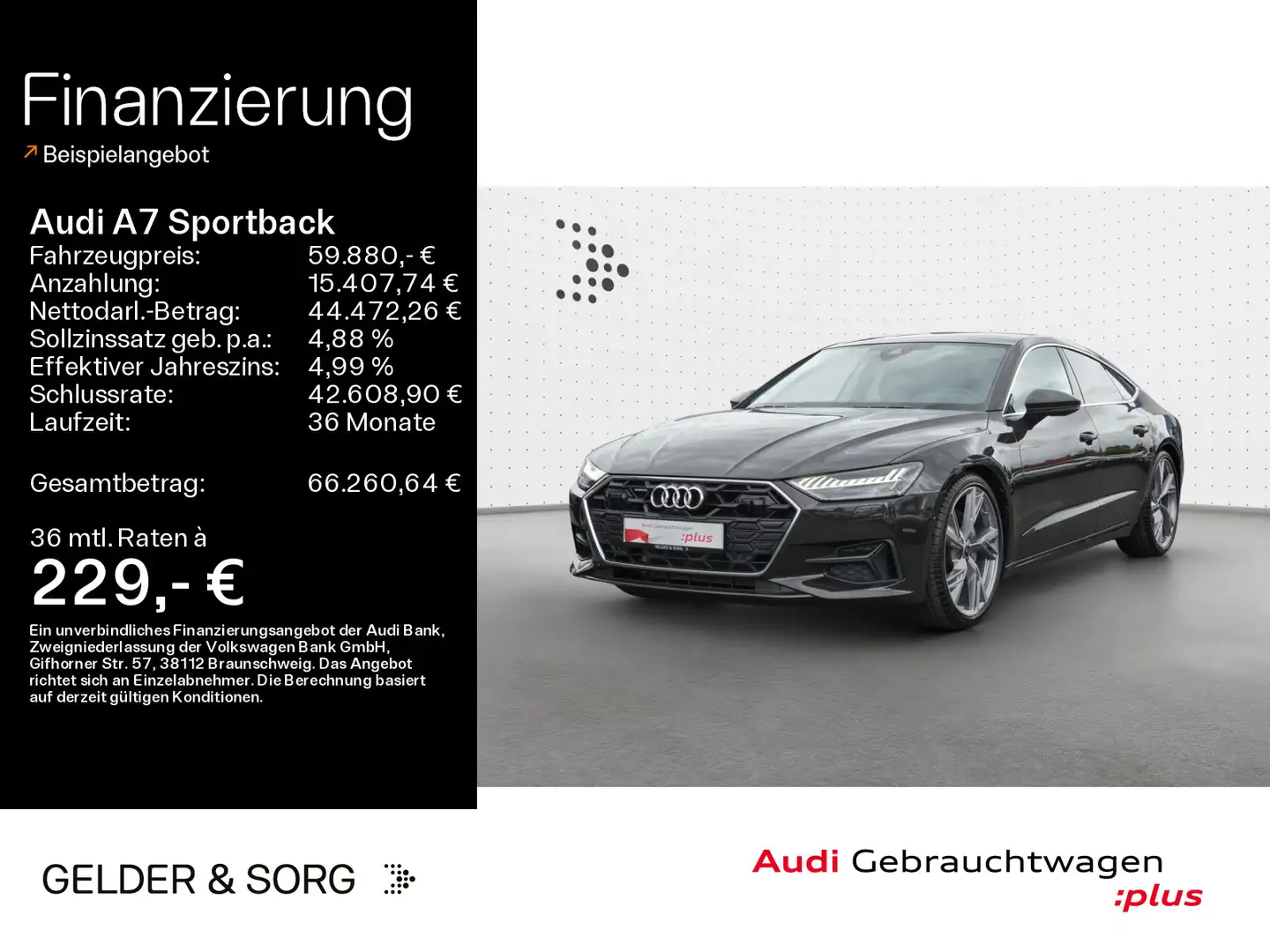 Audi A7 50 TDI qu. AHK*B&O*HuD*Pano*Air Brun - 1