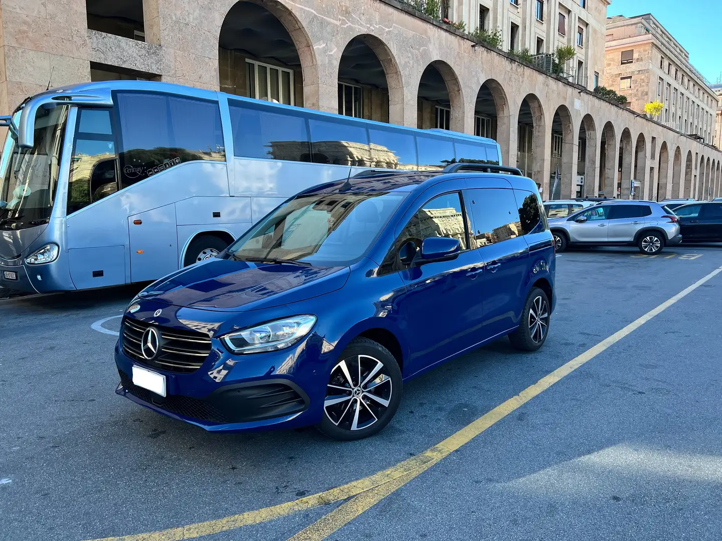 Mercedes-Benz T-Class Long 180d Executive Unico Proprietario!!! Blu/Azzurro - 1