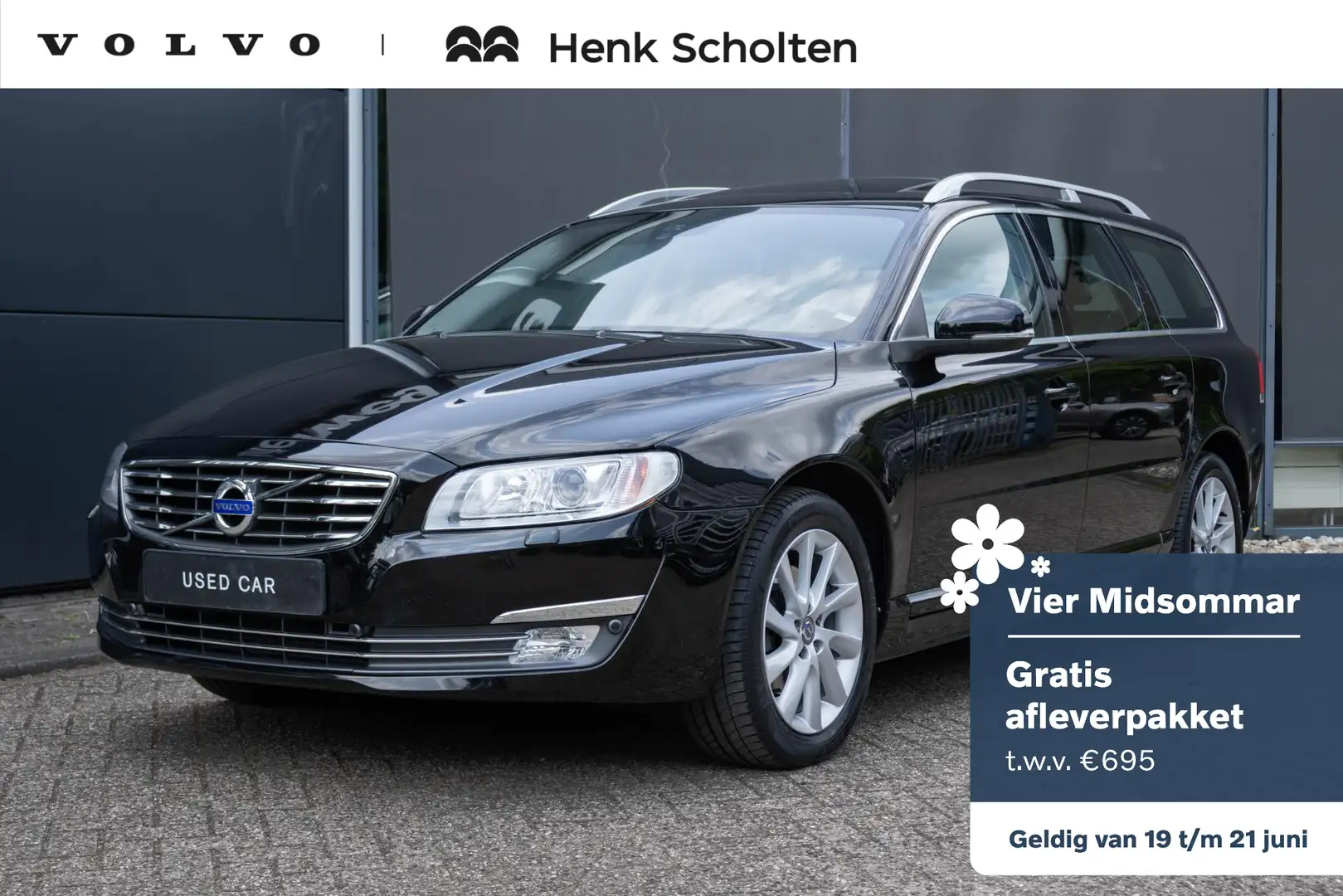 Volvo V70 T4 Polar+ | Elektrisch schuif-/kanteldak | Elektri Zwart - 1