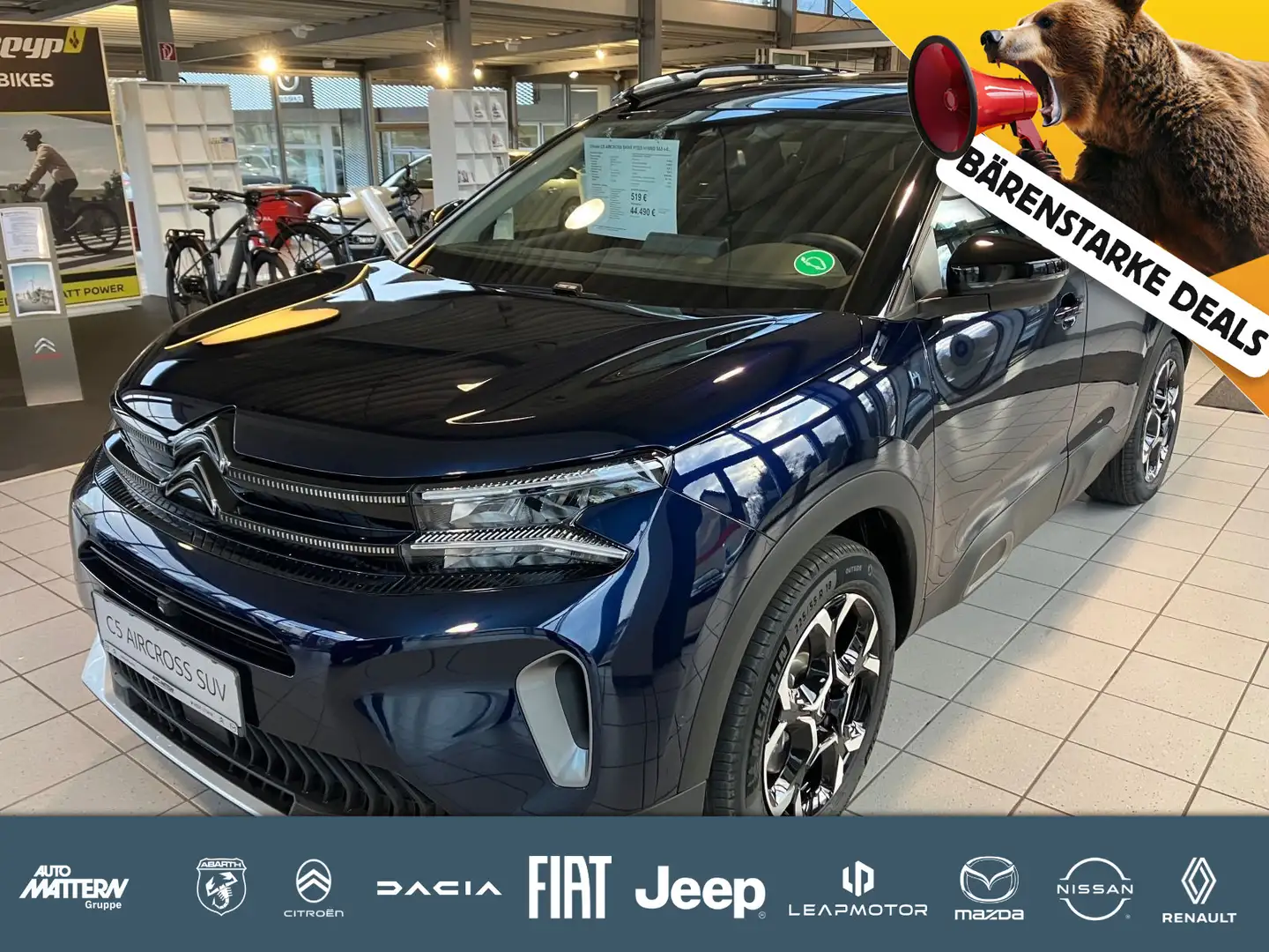 Citroen C5 Aircross Shine Kamera|Klimaaut.|NAVI|LED|Pano Bleu - 1