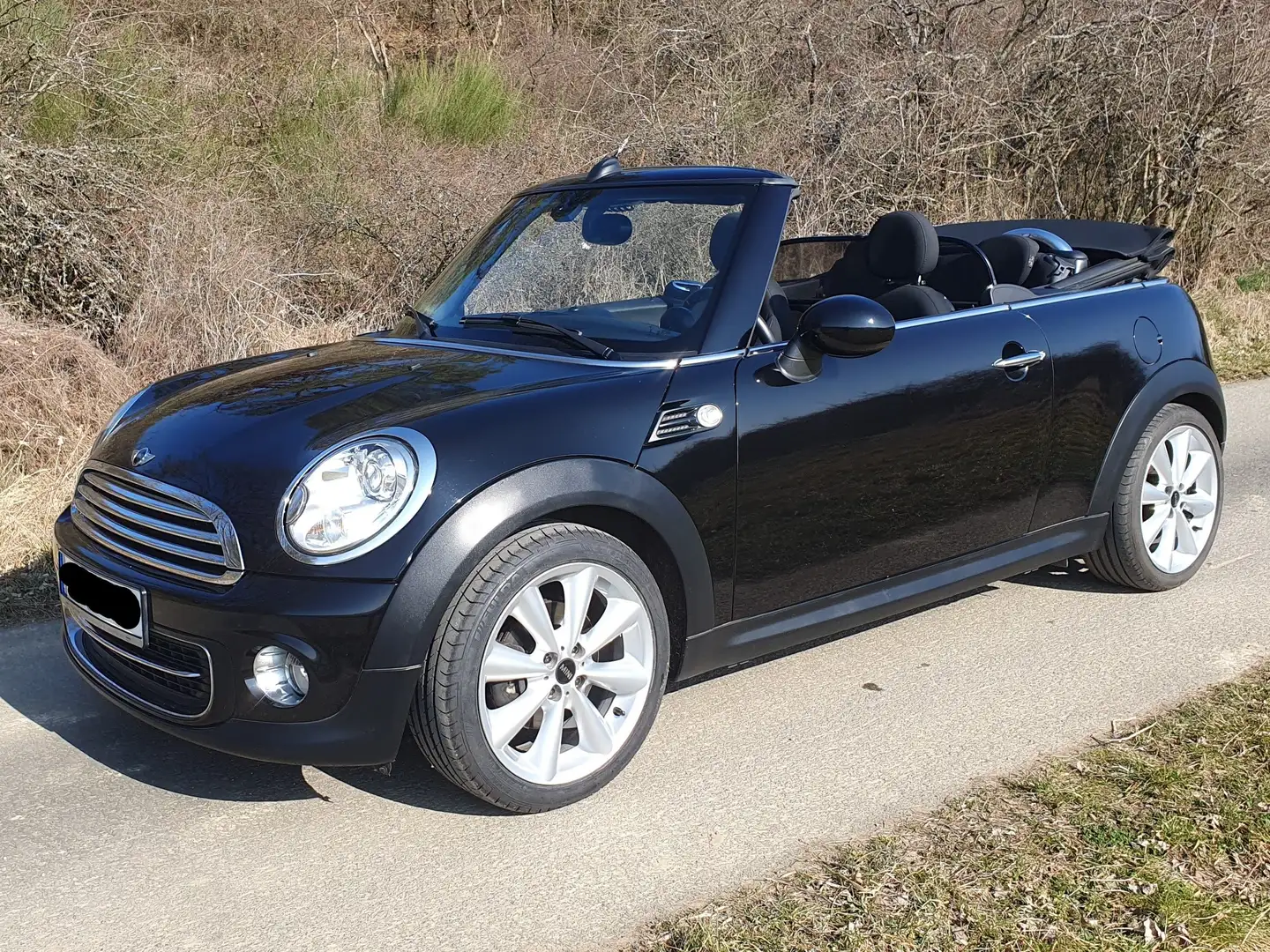 MINI Cooper Cabrio NAVI Teilleder Freisprech Chilli-Paket Schwarz - 1