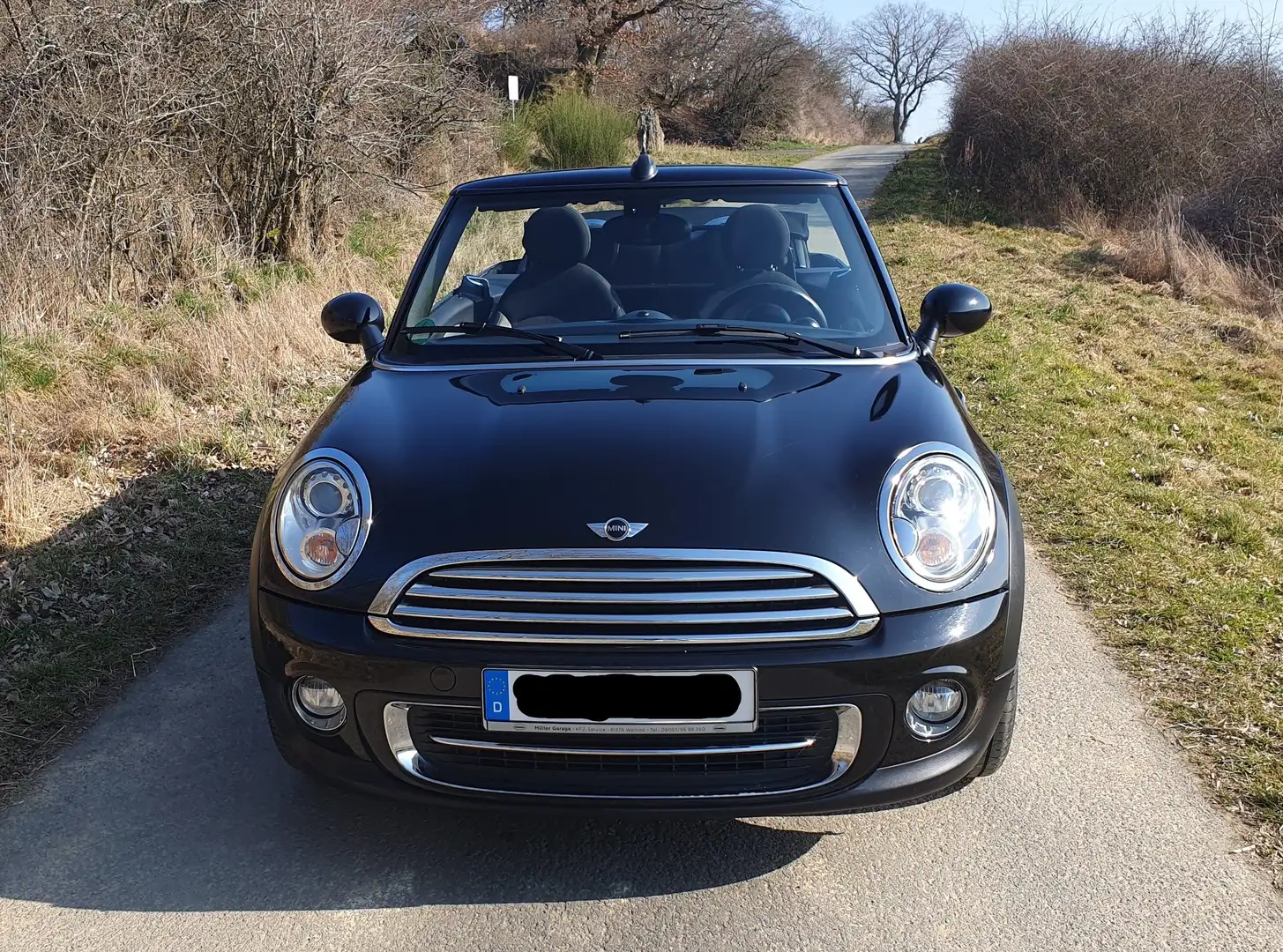 MINI Cooper Cabrio NAVI Teilleder Freisprech Chilli-Paket Schwarz - 2