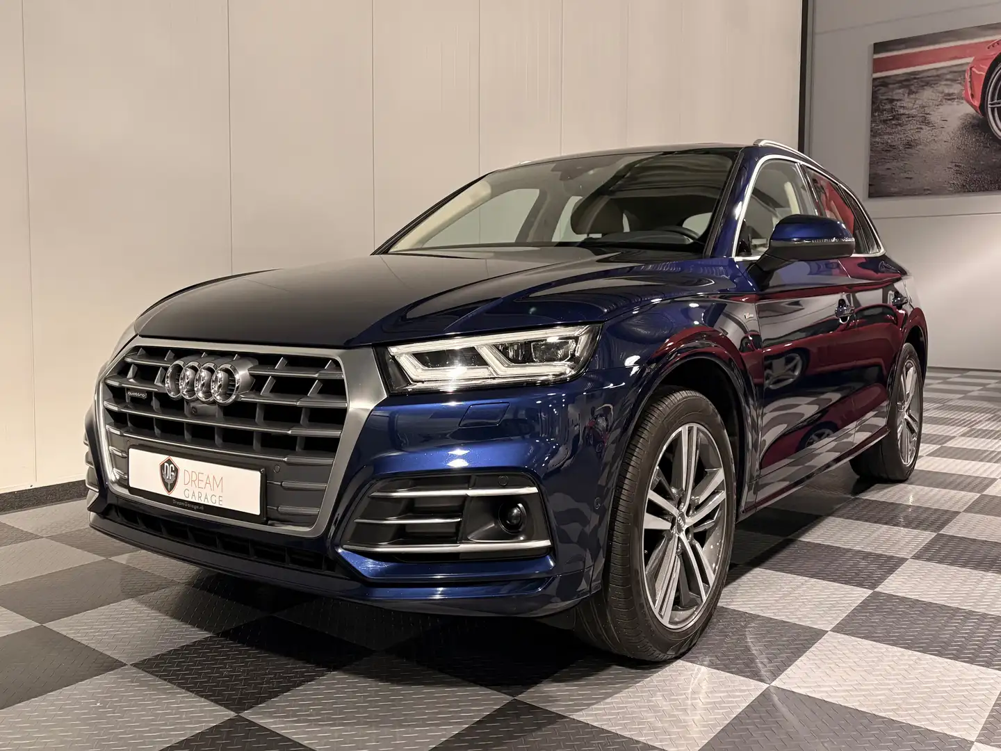 Audi Q5 2.0 TFSI q. S-line Pano, Navi luchtv. ACC, Trekh. Blauw - 2