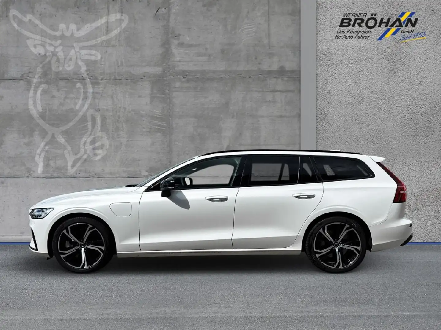 Volvo V60 Plus Dark T6 AWD Plug-In Hybrid Weiß - 2