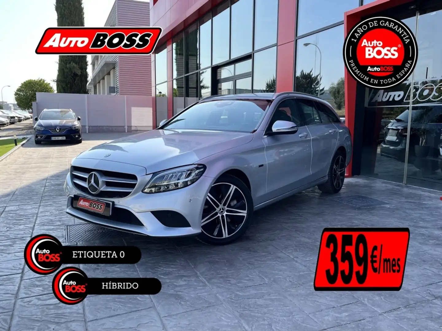 Mercedes-Benz C 300 Estate de 9G-Tronic Grijs - 1