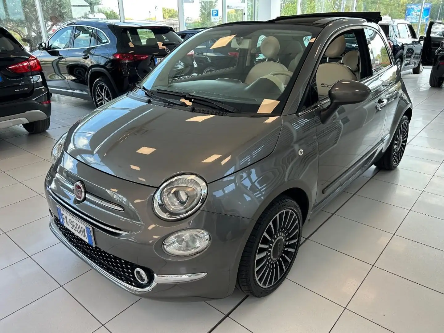 Fiat 500C 1.3 Multijet 95 CV Lounge Neopatentati Gris - 1