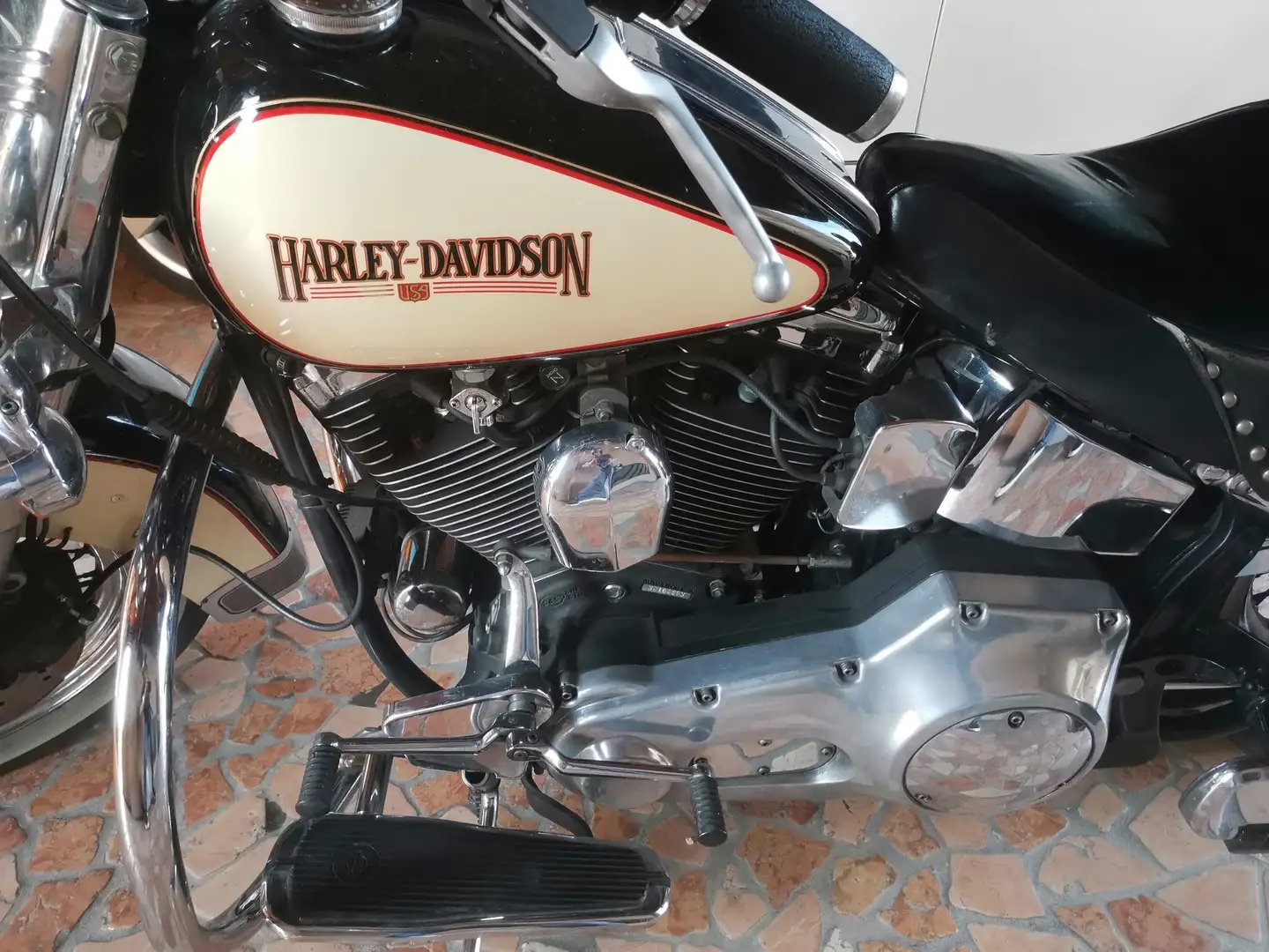 Harley-Davidson Heritage Softail classic Beige - 2