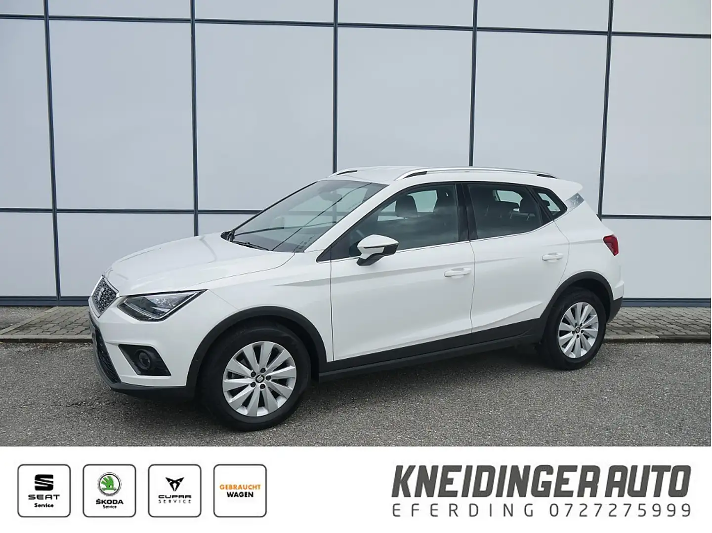 SEAT Arona 1,0 Eco TSI ***Top Ausstattung***, ACC, Navi+Fu... Weiß - 1