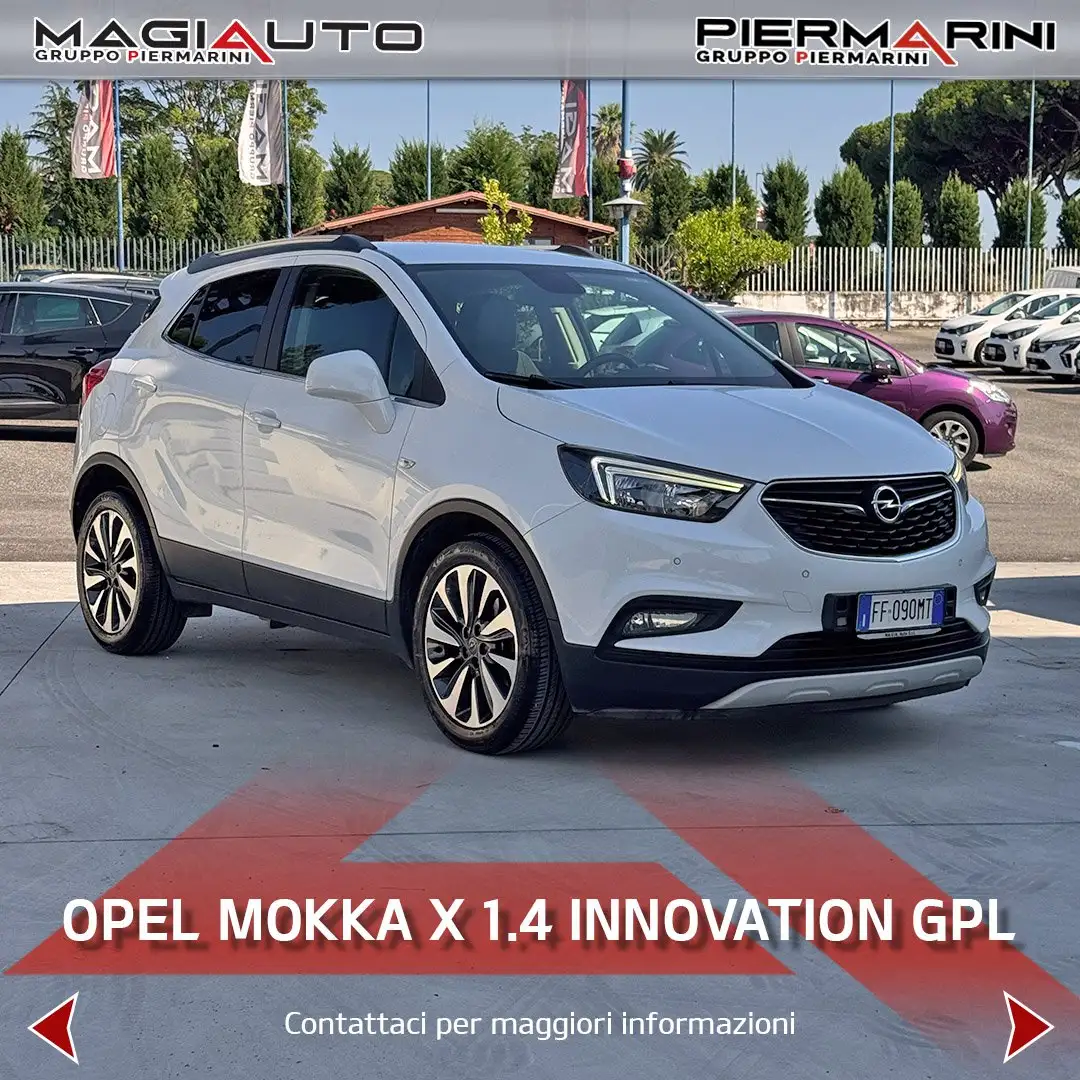 Opel Mokka 1.4 T GPL-Tech 140 CV 4x2 X Innovation Bianco - 1