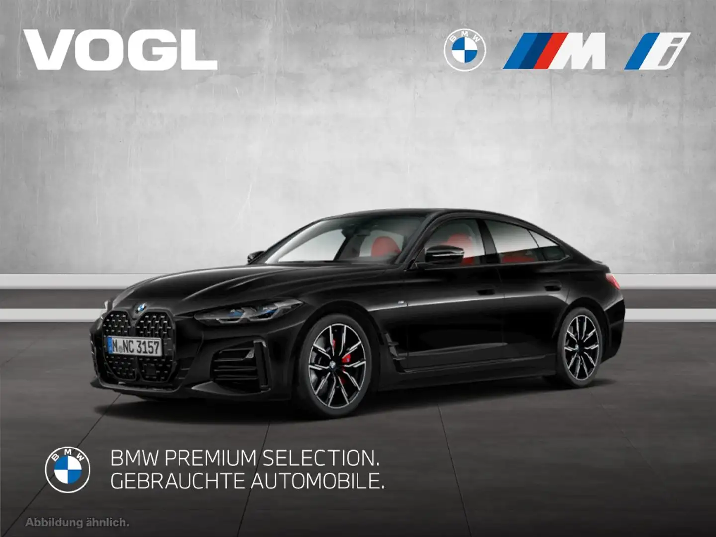 BMW 420 i Gran Coupé Klimaautomatik elektr. Glasdach Schwarz - 1