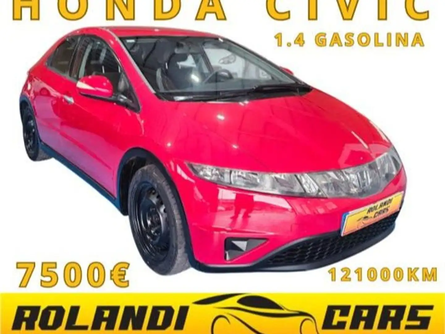 Honda Civic 1.4 i-DSI Comfort Rojo - 1