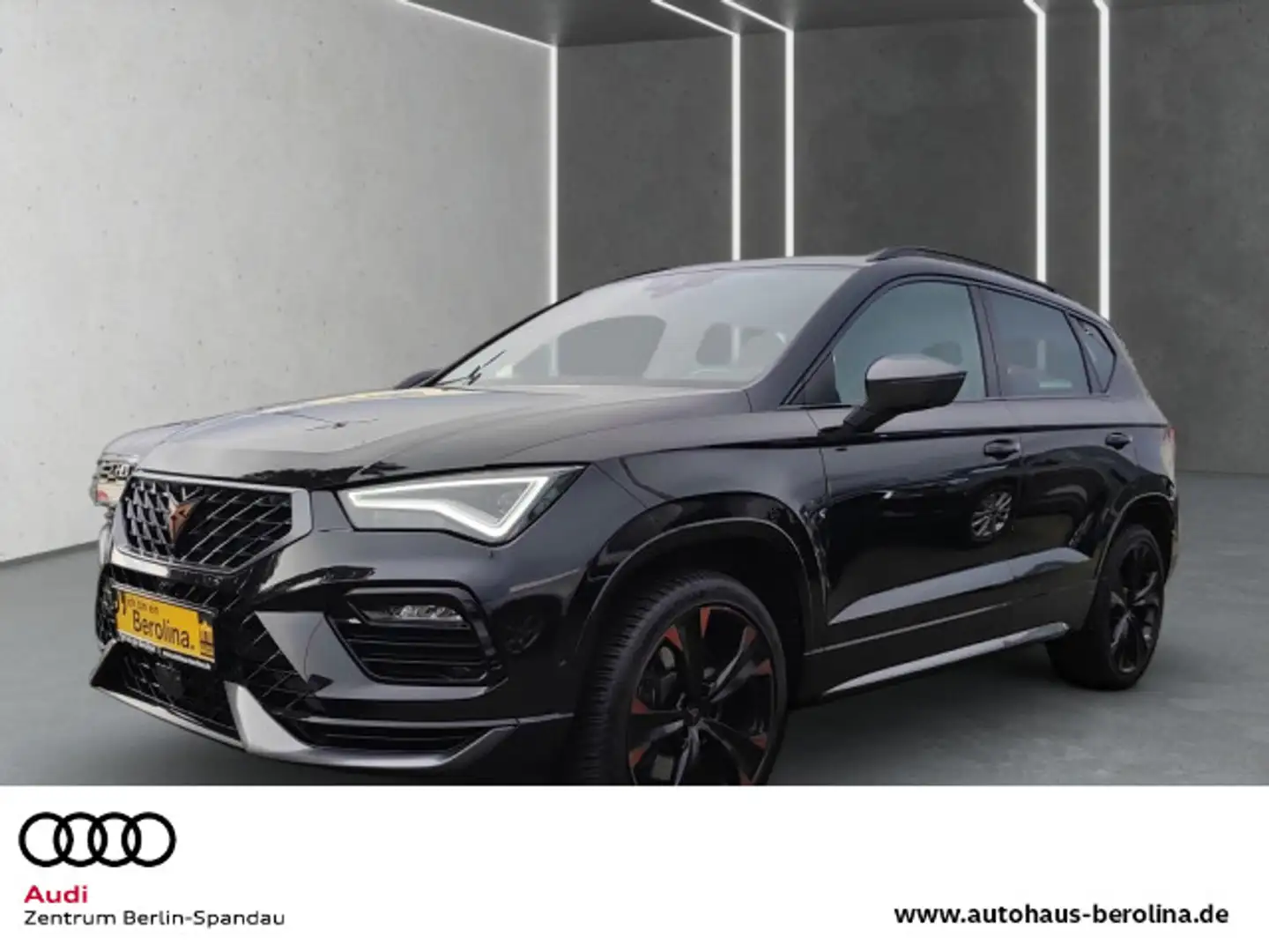 CUPRA Ateca 2.0 TSI 4D DSG *PANO*ACC*NAV*R-CAM*SHZ* Zwart - 1