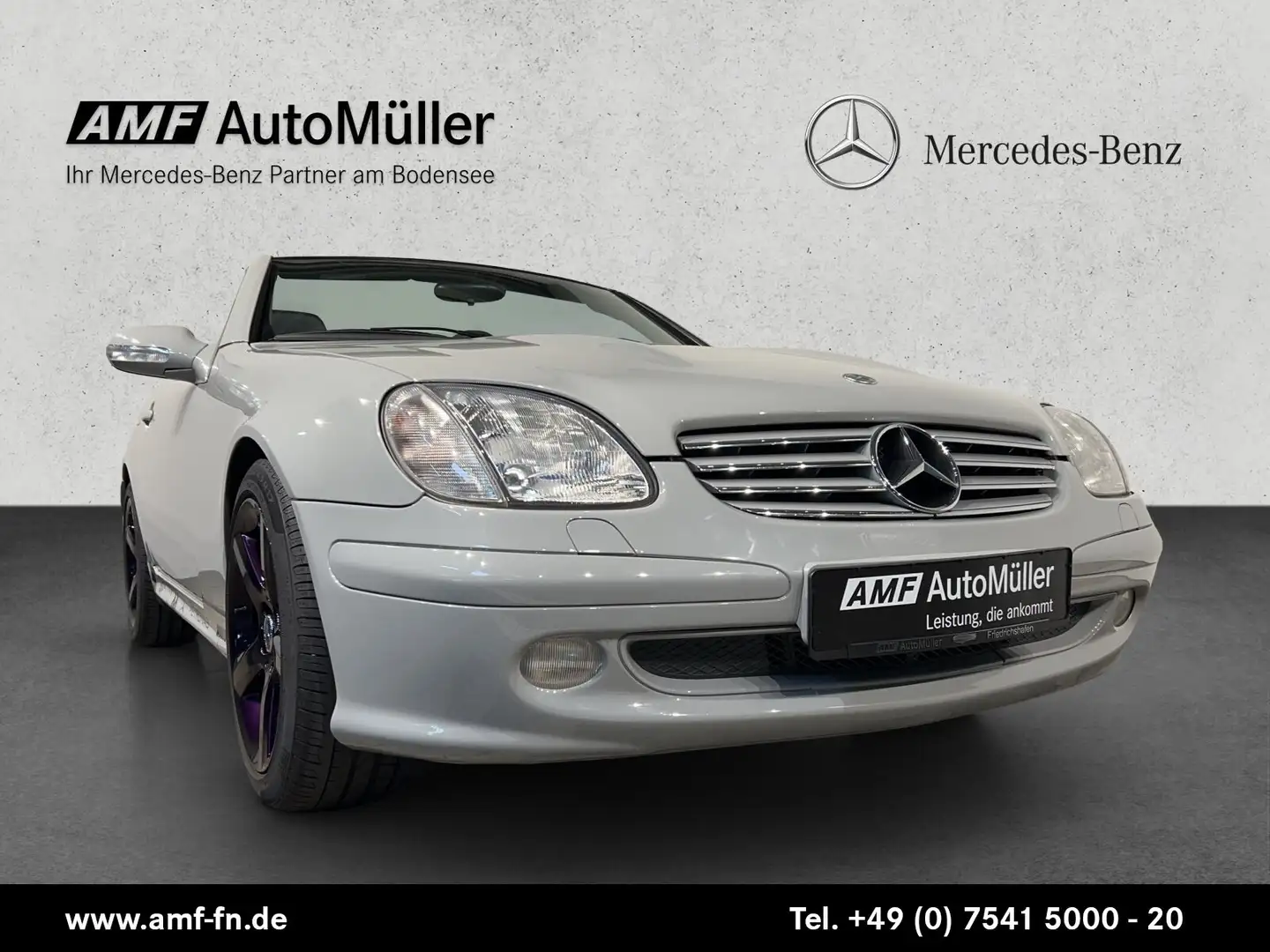 Mercedes-Benz SLK 230 SLK 230 K +AUTOMATIK+XENON+KLIMA+BURMESTER+ Šedá - 1