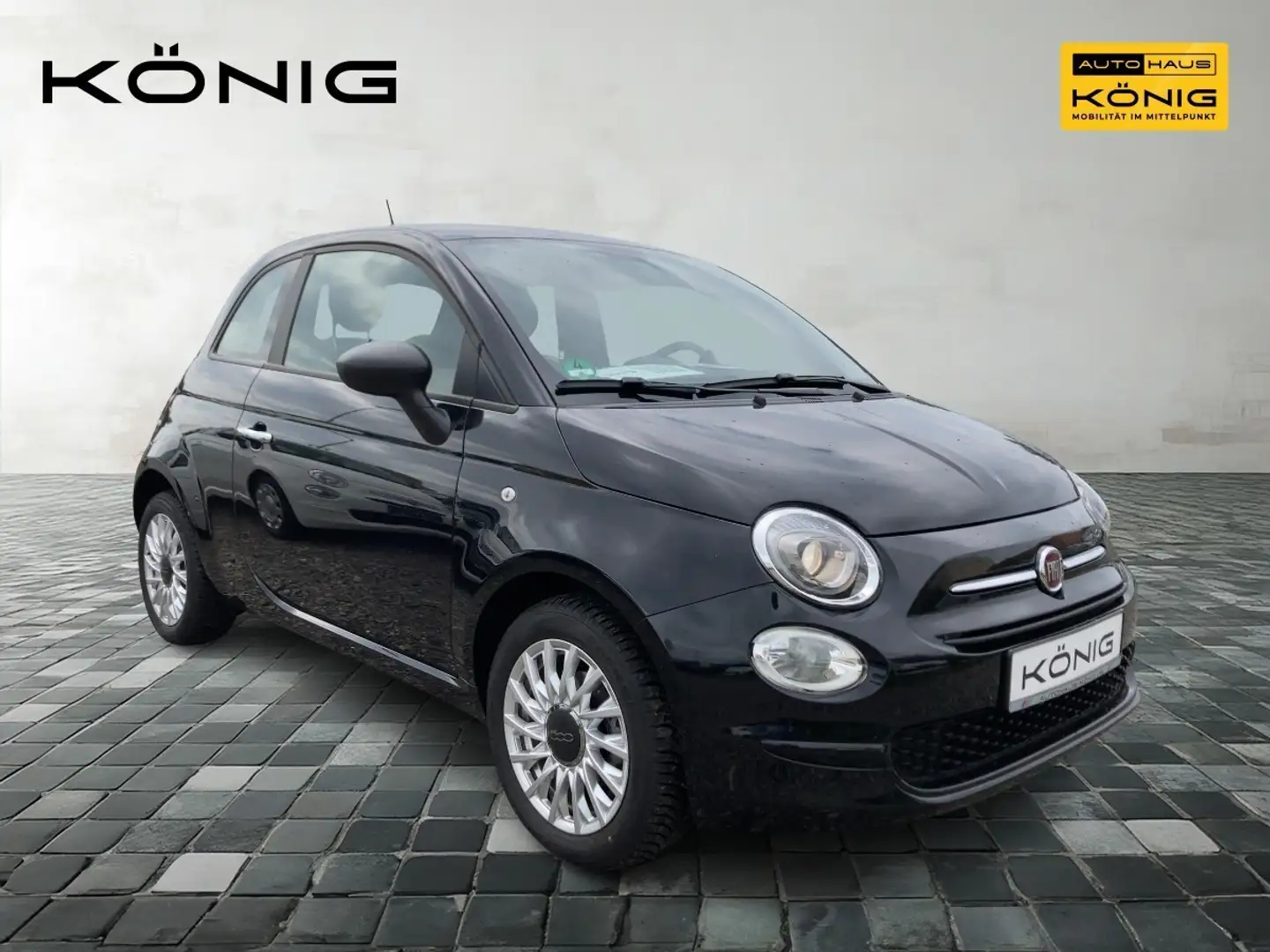 Fiat 500 Klima *CarPlay *Radio Schwarz - 2