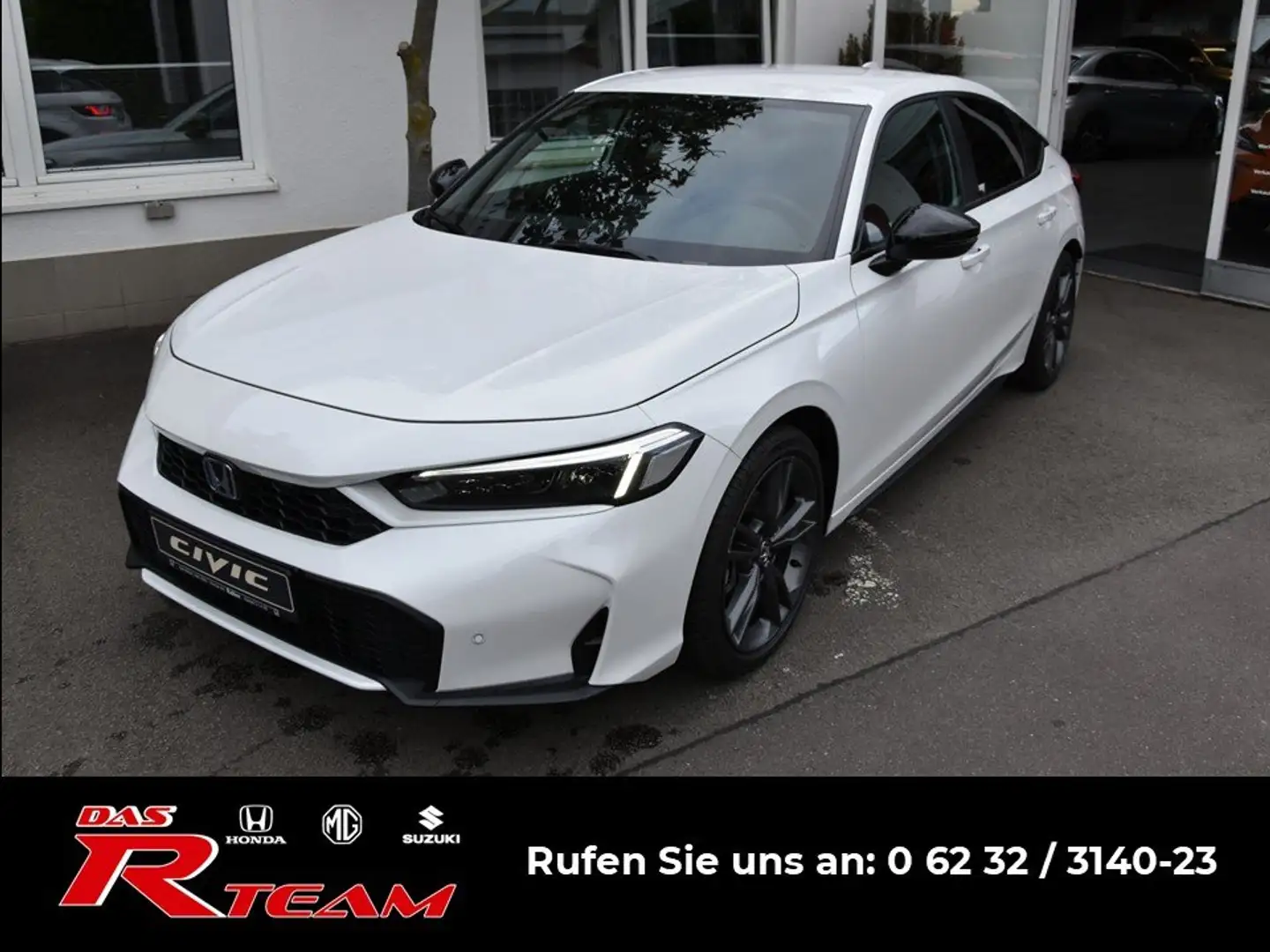 Honda Civic Civic e:HEV 2.0 i-MMD Hybrid Sport Blanc - 1