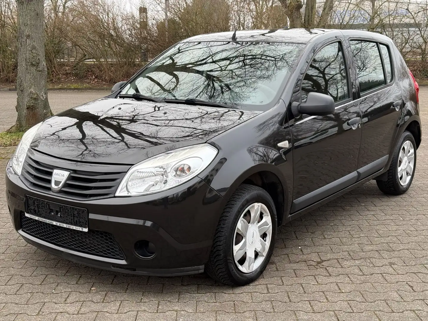 Dacia Sandero Eco*KLIMA*5-TRG*TÜV/ASU NEU*TOP ANGEBOT* Schwarz - 1