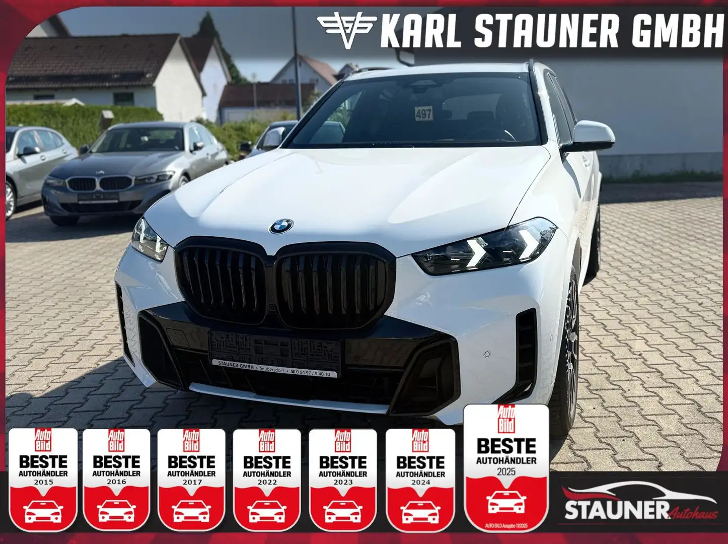 BMW X5 30 d M-Sport-Pro HARMAN/KARDON SOFT-ClOSE Weiß - 1