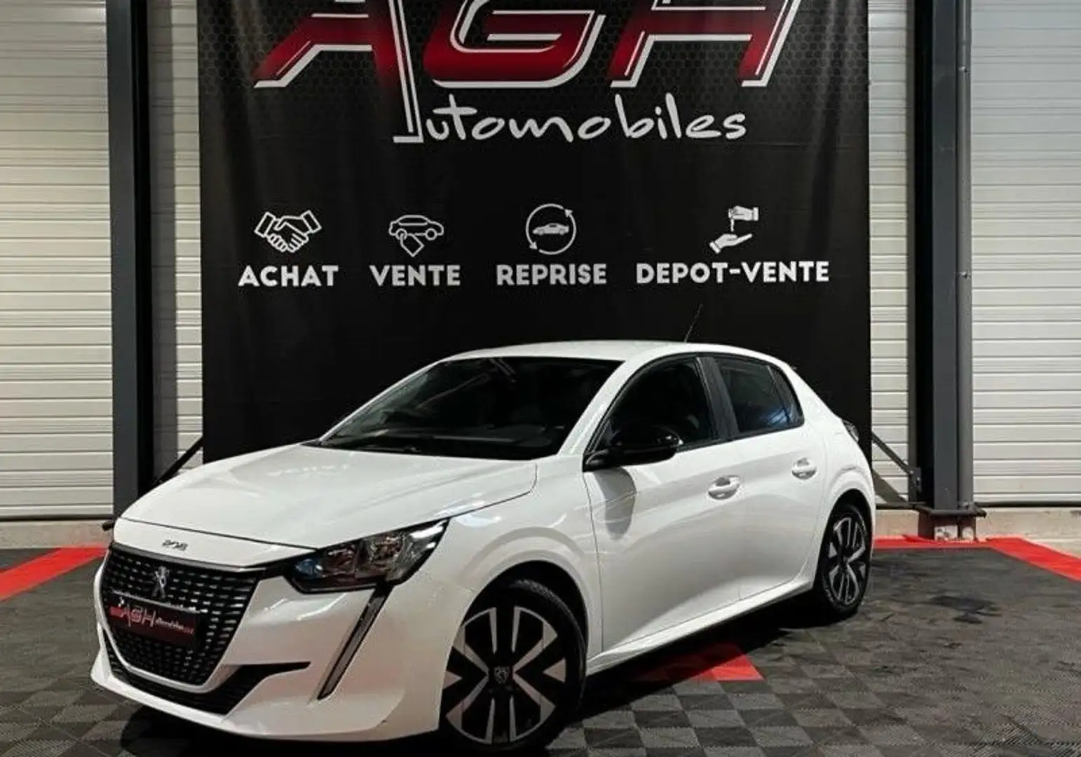 Peugeot 208 1.5 BlueHDi 100ch S&S Active Blanc - 1