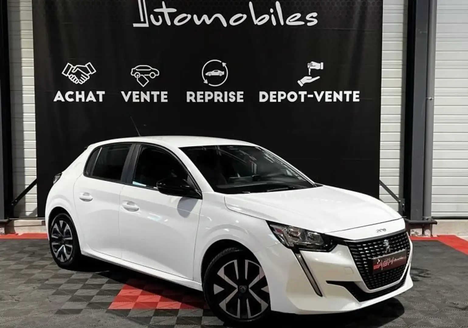 Peugeot 208 1.5 BlueHDi 100ch S&S Active Blanc - 2