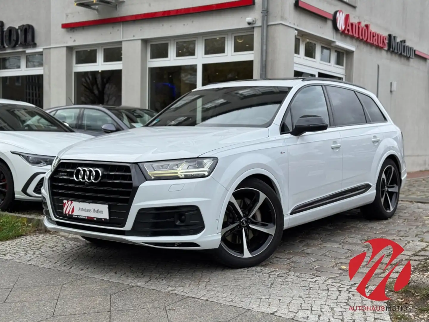 Audi Q7 3.0 TDI 3x S-line Pano Navi Raute Kamera quattro 7 Weiß - 2