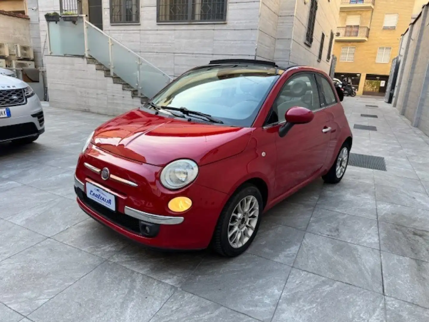 Fiat 500C C 1.2 Lounge Rosso - 1