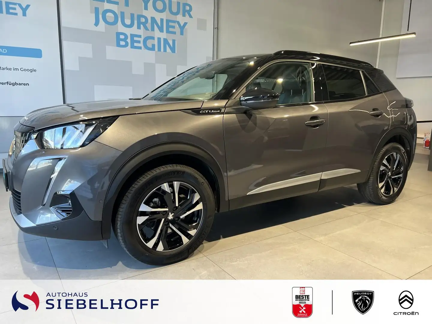 Peugeot 2008 GT-Line PureTech 130 *AHK* Grijs - 1