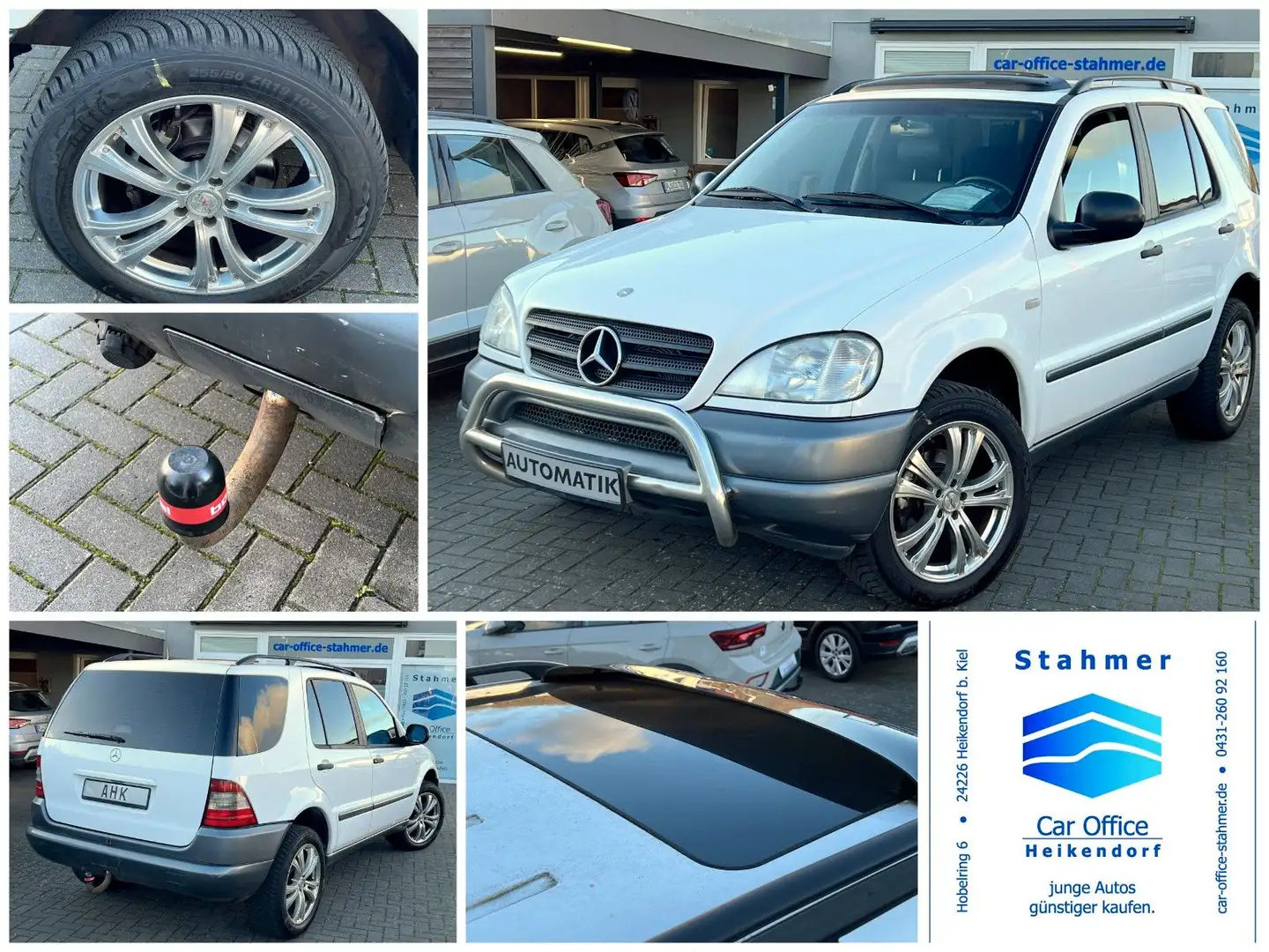 Mercedes-Benz ML 320 V6*nur 132tkm*TüV 11/27*Getr.Öl neu*AHK* Weiß - 1