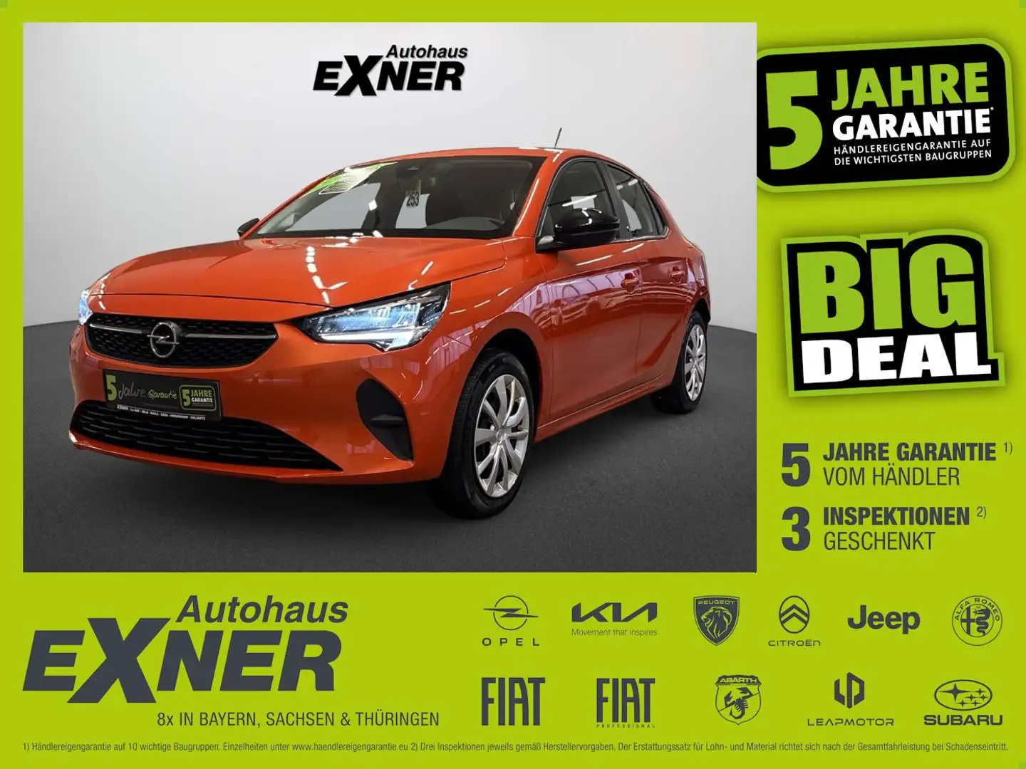 Opel Corsa-e EDITION SHZ+PDC+Lenkradheizung+Klima Orange - 1