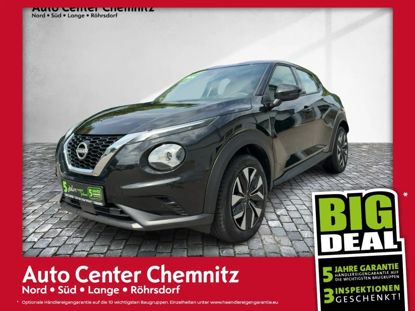 Nissan Juke 1.0 DIG-T Acenta LED/SHZ/KlimaA/Kamera Black - 1