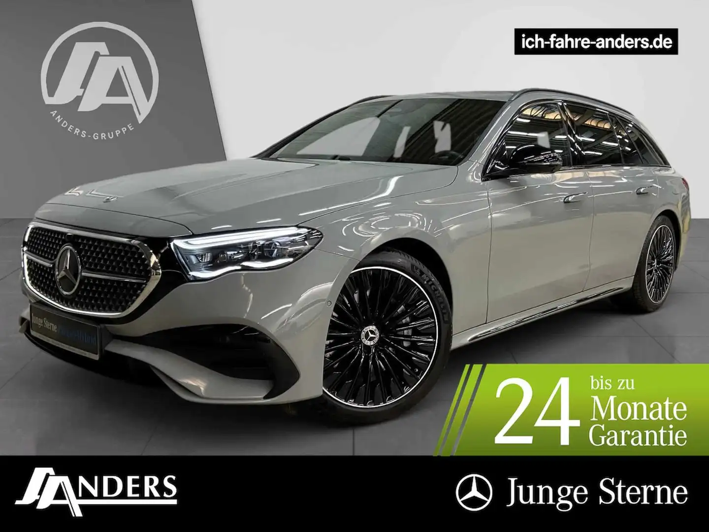 Mercedes-Benz E 300 de T AMG PREMIUM+Sitzkli+Burm+SUPERSCREEN Grau - 1