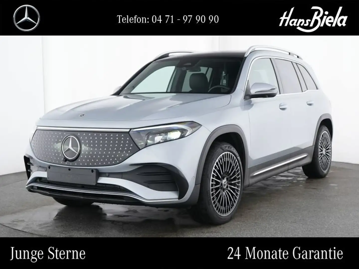 Mercedes-Benz EQB 350 EQB 350 4M AMG/20/Pan/AHK/360/HUD/Burm/Distr/Mem Silber - 1