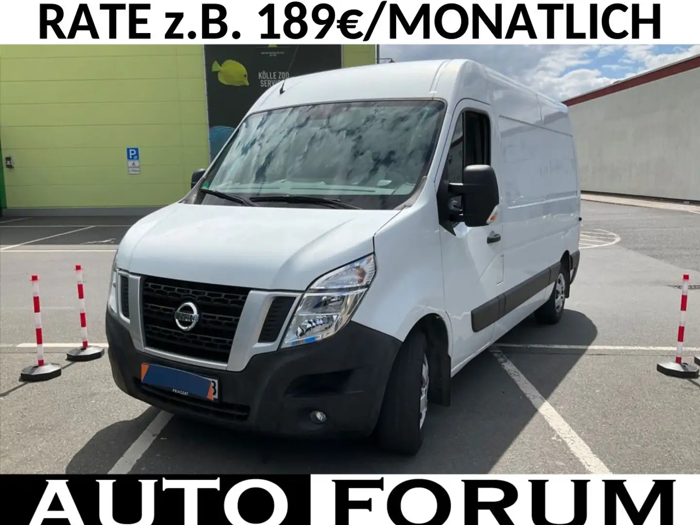 Nissan NV400 2.3 D L2H2 3,5t NAVI KLIMA AHK PDC 3-SITZE Weiß - 1