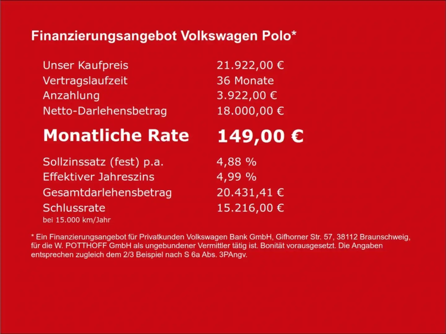 Volkswagen Polo 1.0 TSI GOAL NAVI IQ.LIGHT PDC SITZHZG Schwarz - 1