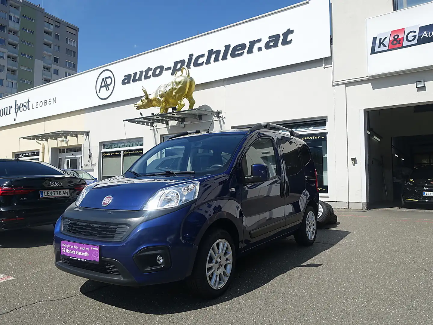 Fiat Qubo 1,4 Fire 80 Lounge Blau - 1
