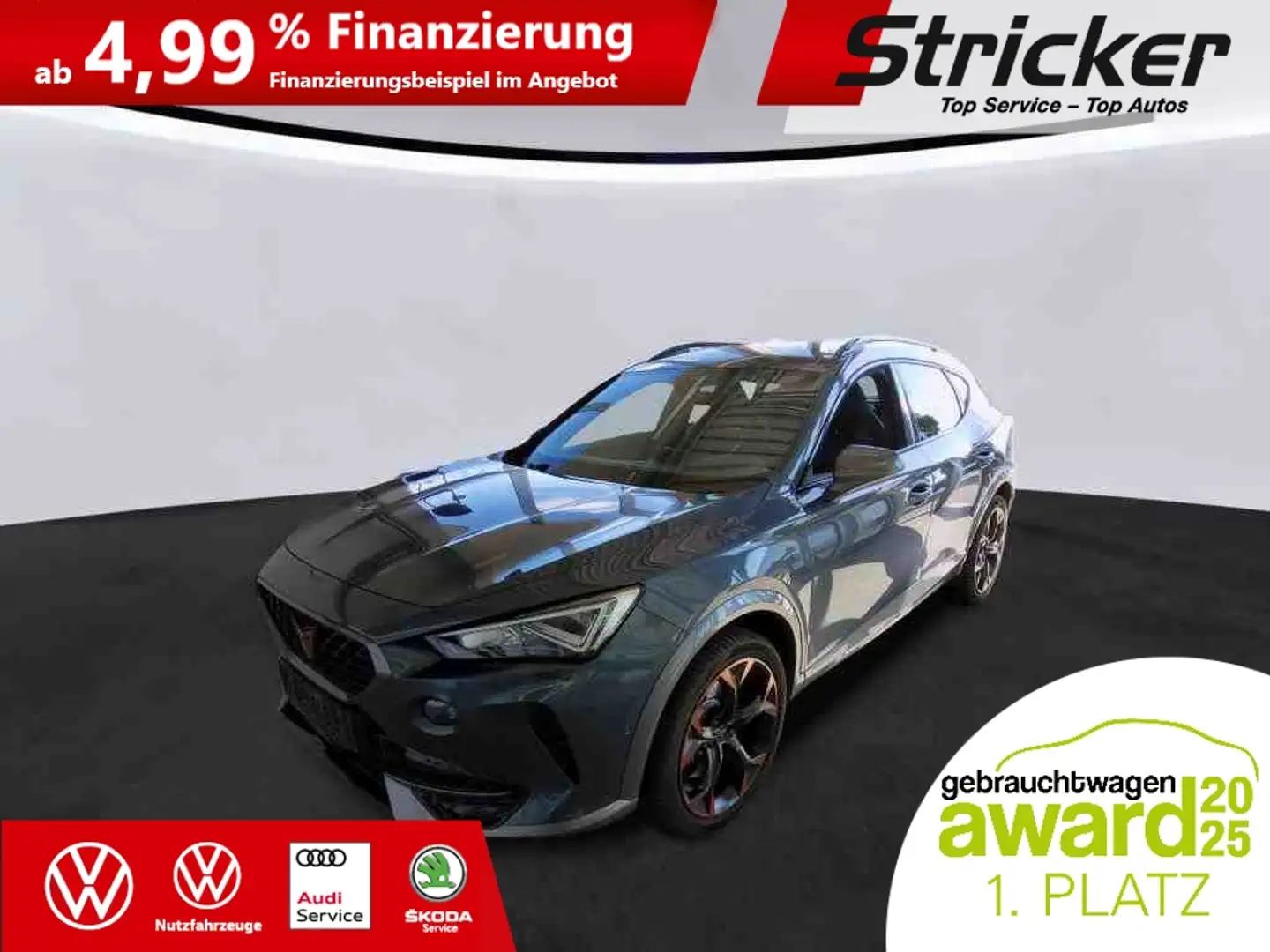 CUPRA Formentor VZ 2.0TSI DSG 356,-ohne Anzahlung Navi Beats Silber - 1