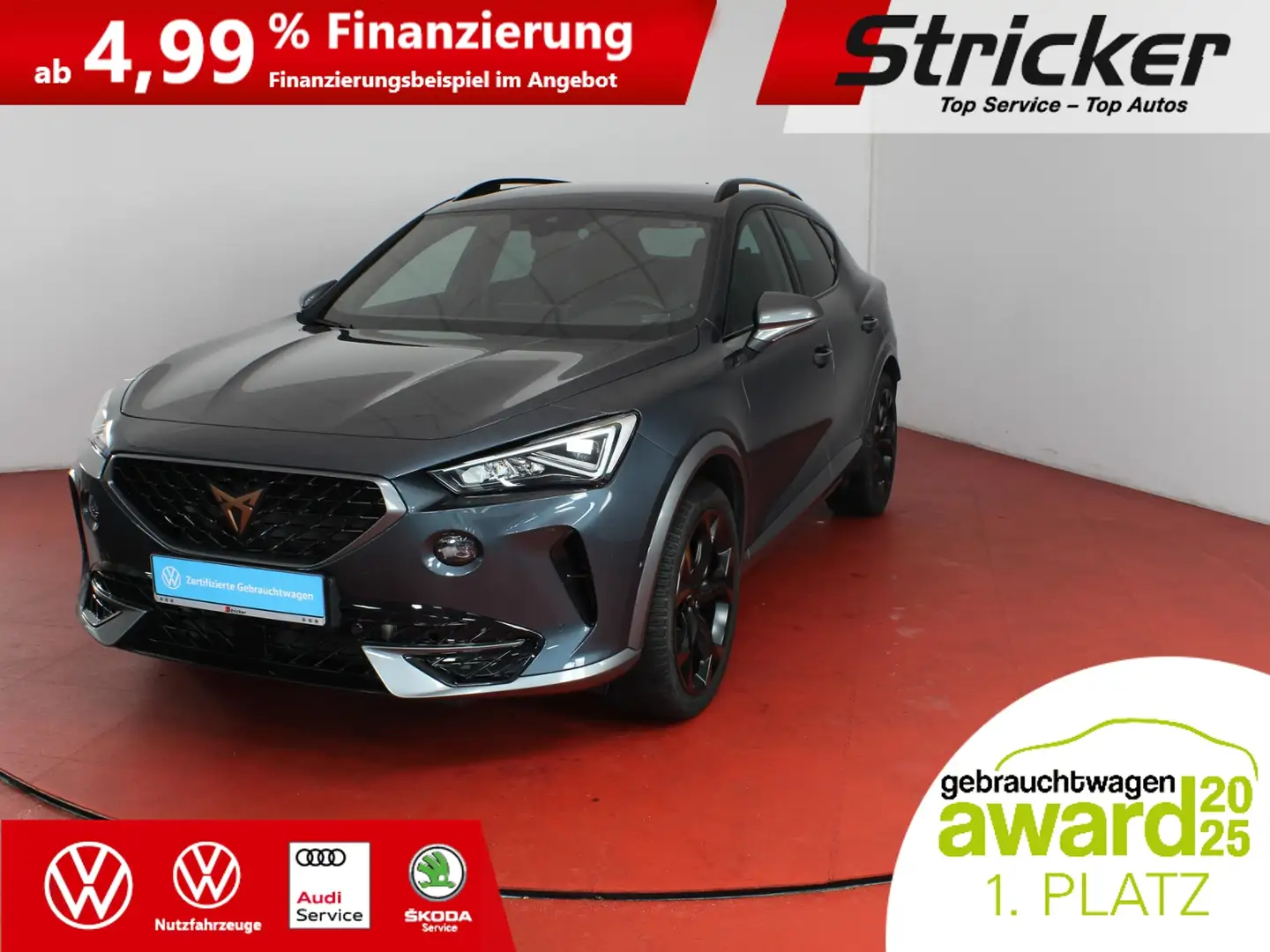 CUPRA Formentor VZ 2.0TSI DSG 344,-ohne Anzahlung Navi Beats Silber - 1
