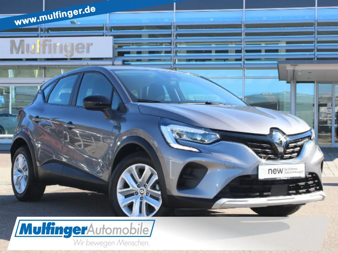 Renault Captur TCe140 EDC Evolution Navi DAB Sitz+Lenkheiz Grijs - 1