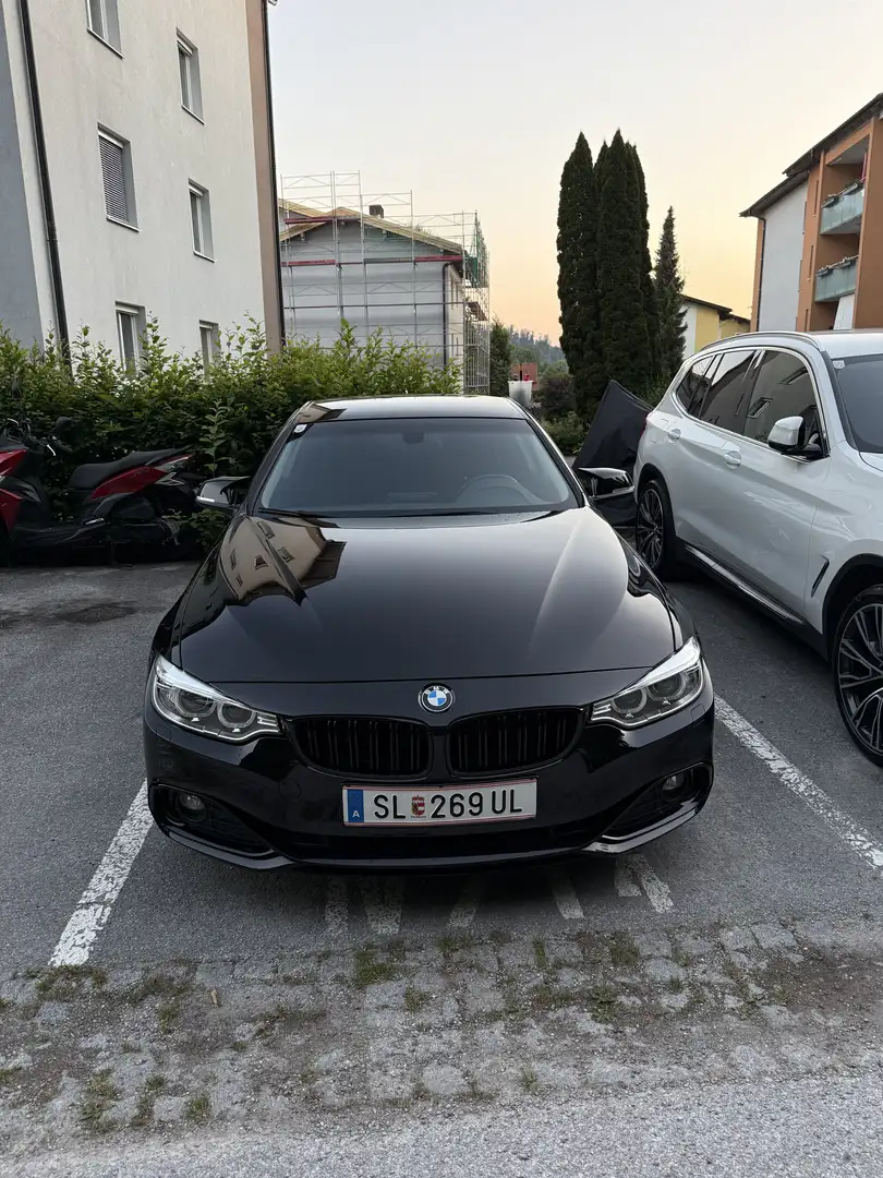 BMW 420 420i Coupe Sport Line Aut. Schwarz - 2
