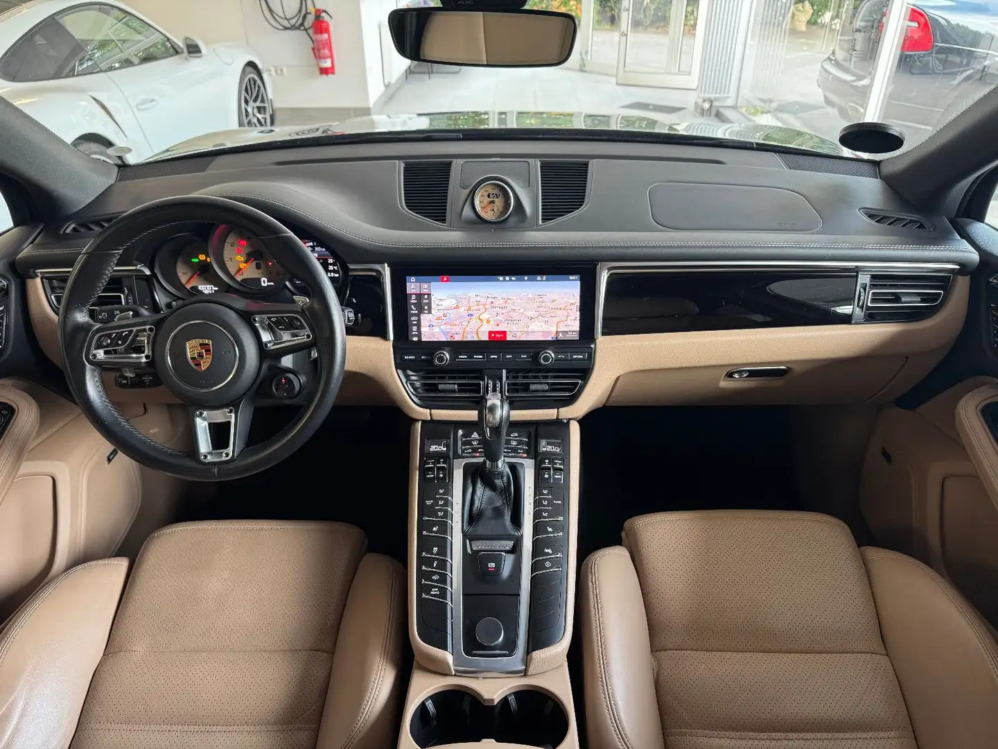 Porsche Macan S 18-Wege Sport Luft Bose LED SWA ACC R21 Gris - 2
