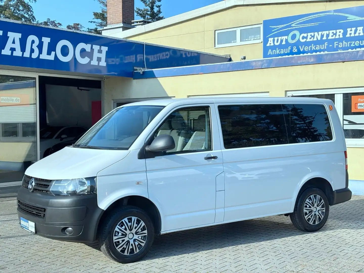Volkswagen T5 Transporter Kombi Klima 9-Sitzer 1-Hand Blanc - 1