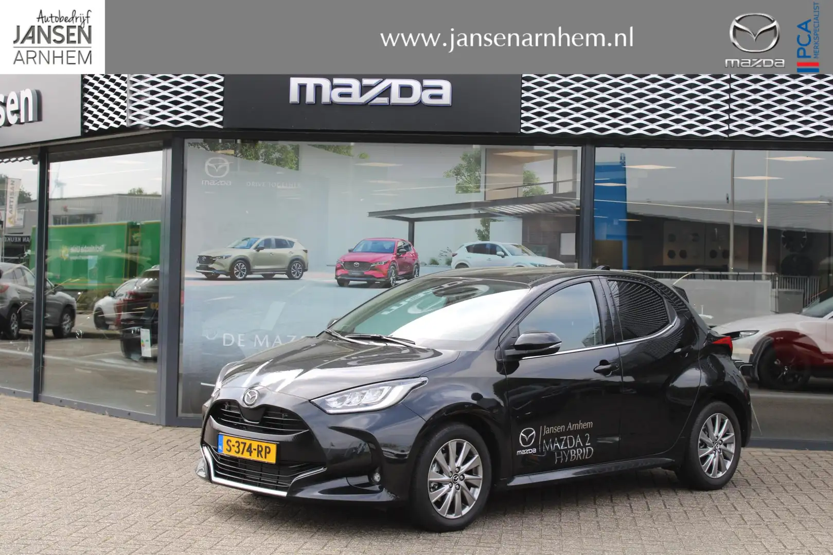 Mazda 2 Hybrid 1.5 Select , Demovoordeel € 2.490,-, Automa Zwart - 1