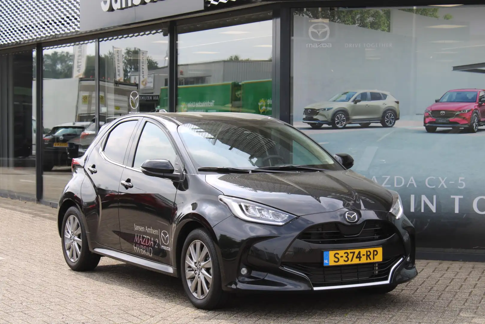 Mazda 2 Hybrid 1.5 Select , Demovoordeel € 2.490,-, Automa Zwart - 2